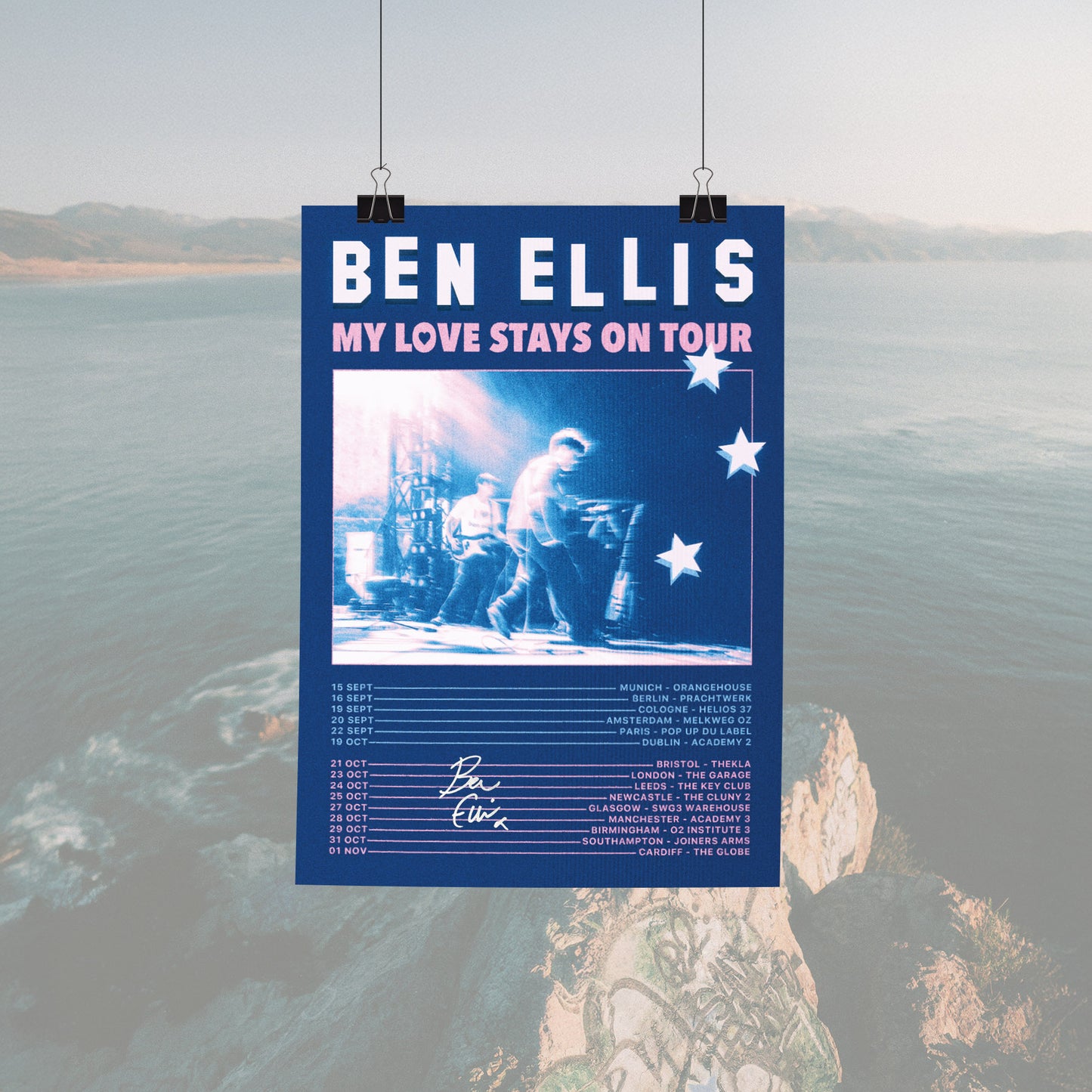 Signed 'MLSOT' Tour Poster