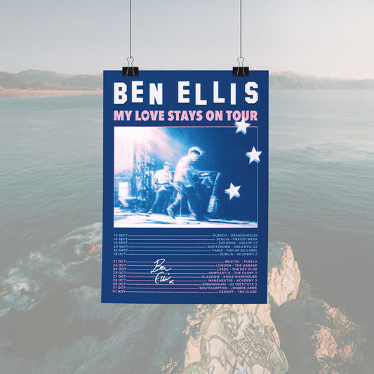 Signed 'MLSOT' Tour Poster